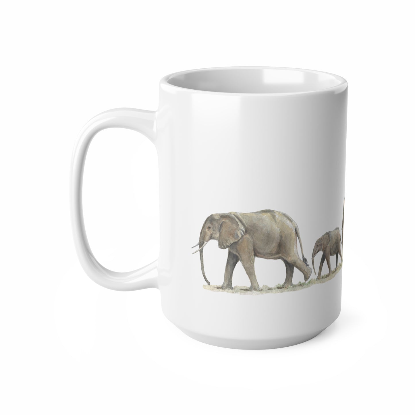 Elephant Parade DSWF/GRI Ceramic Coffee Cups, 11oz, 15oz