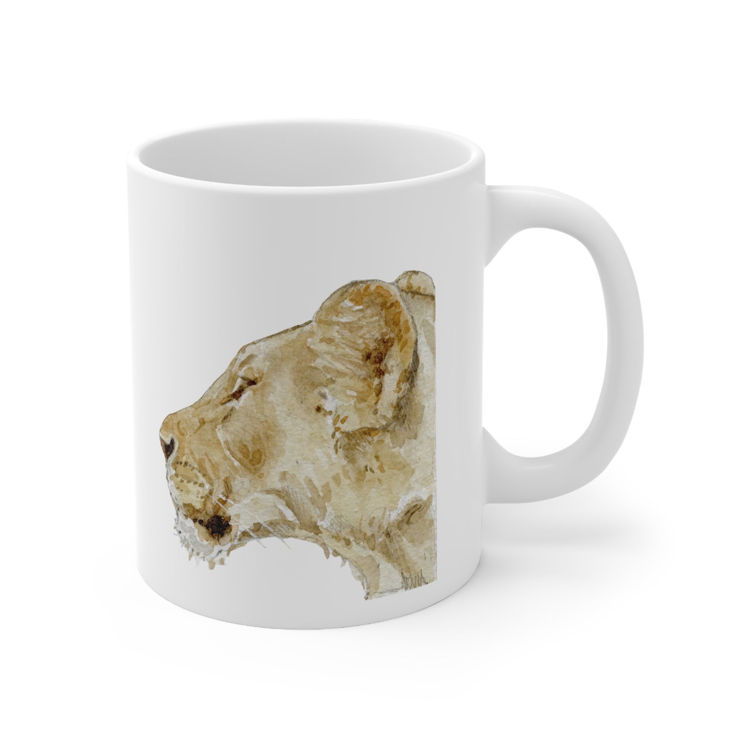 The Strength of the Lioness • WCRC • Ceramic Coffee Cups, 11oz, 15oz