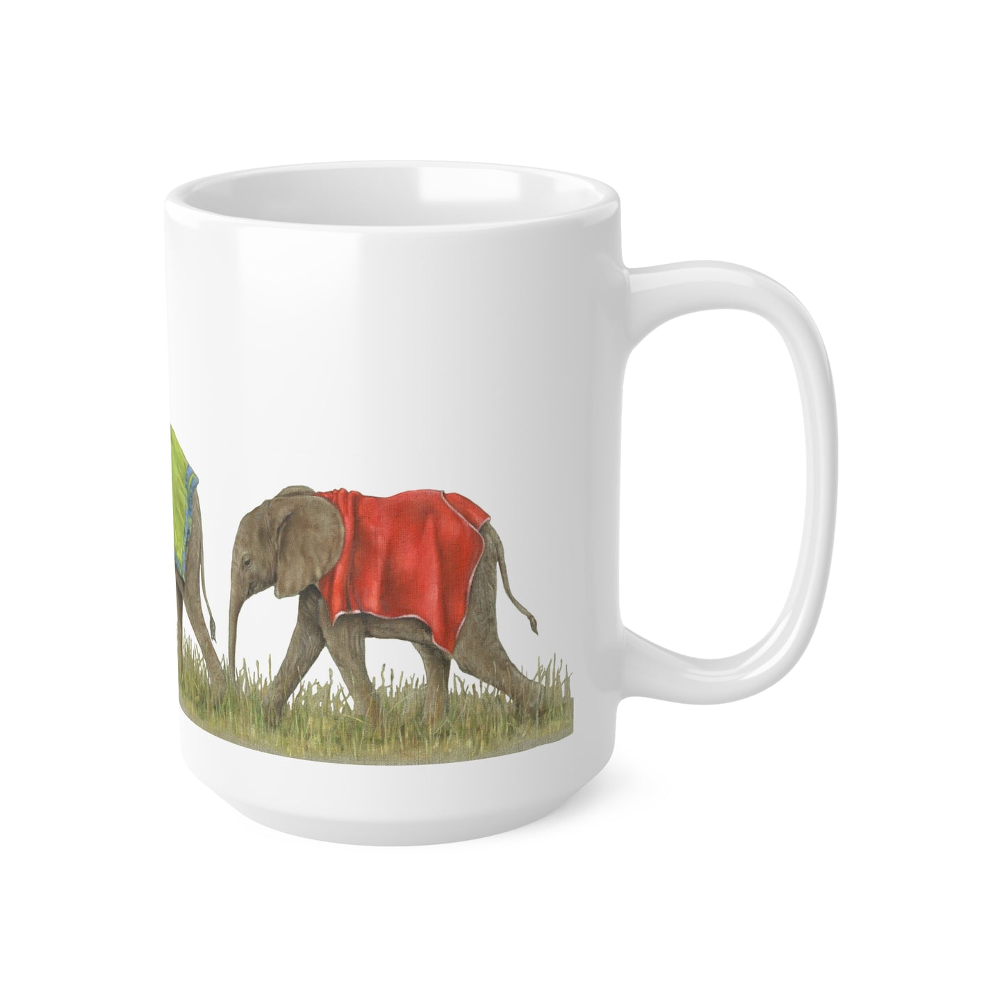 The Innocence of Elephants • DSWF/GRI • Ceramic Coffee Cups, 11oz, 15oz
