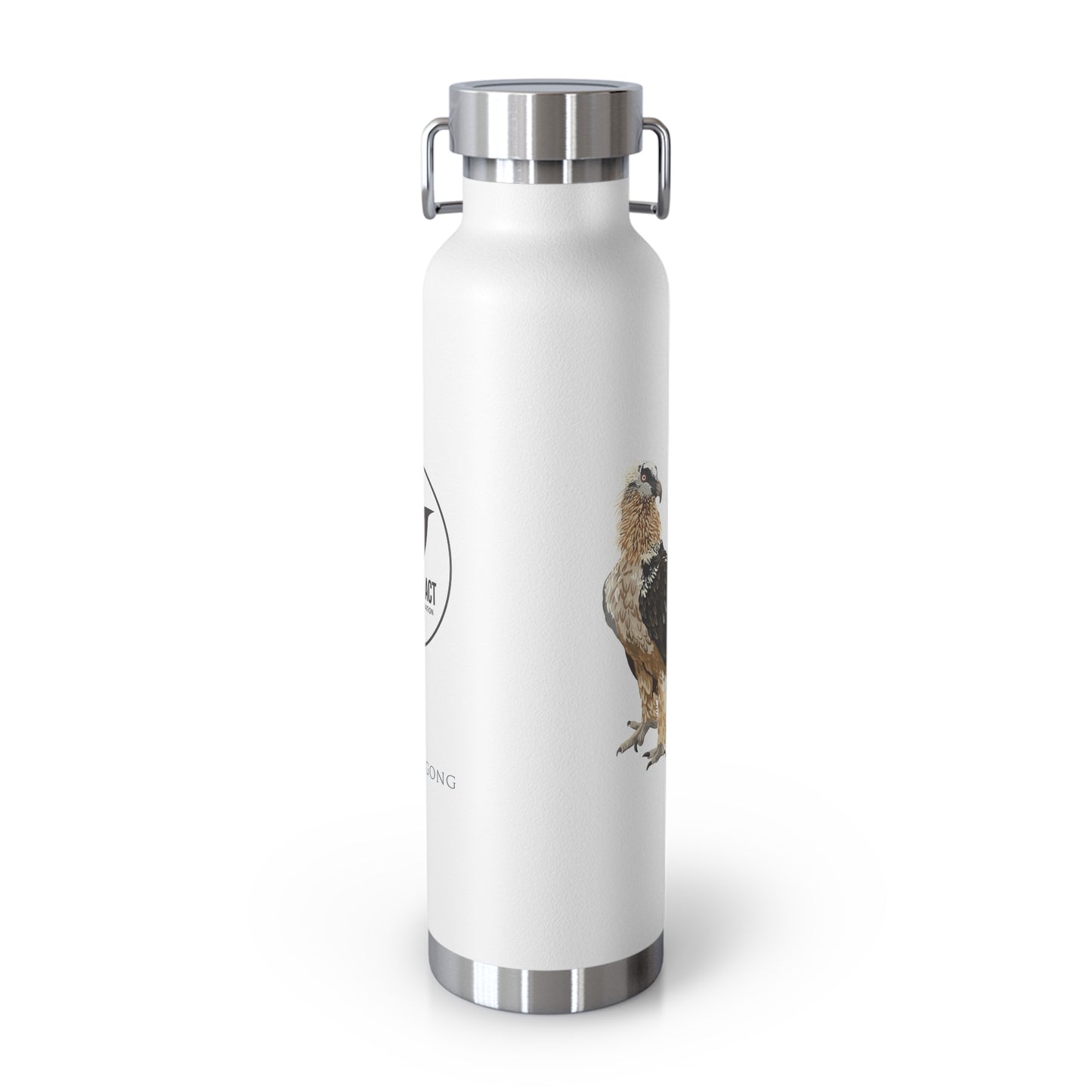 Wildlife Act Bearded Vulture Copper Vacuum Insulated Bottle, 22oz