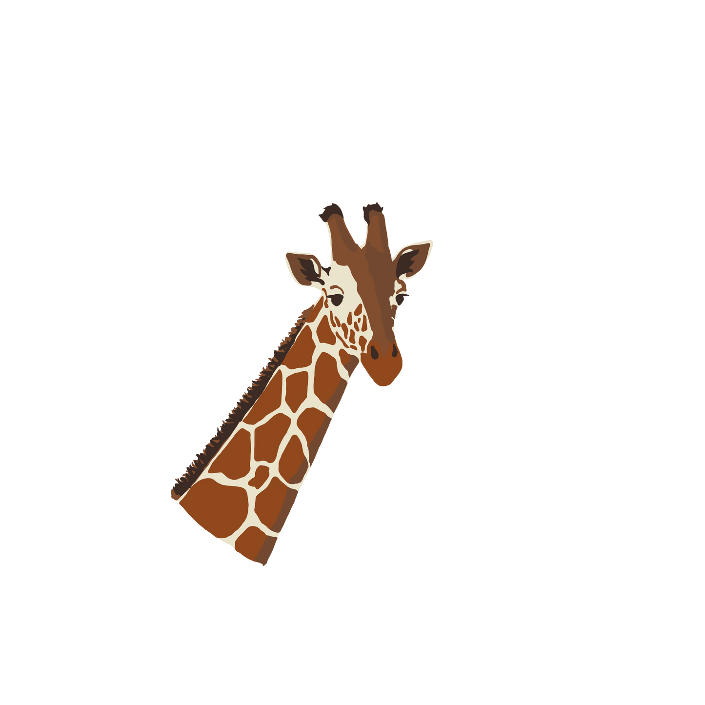 Giraffe Head Sticker • GCF • 80 mm