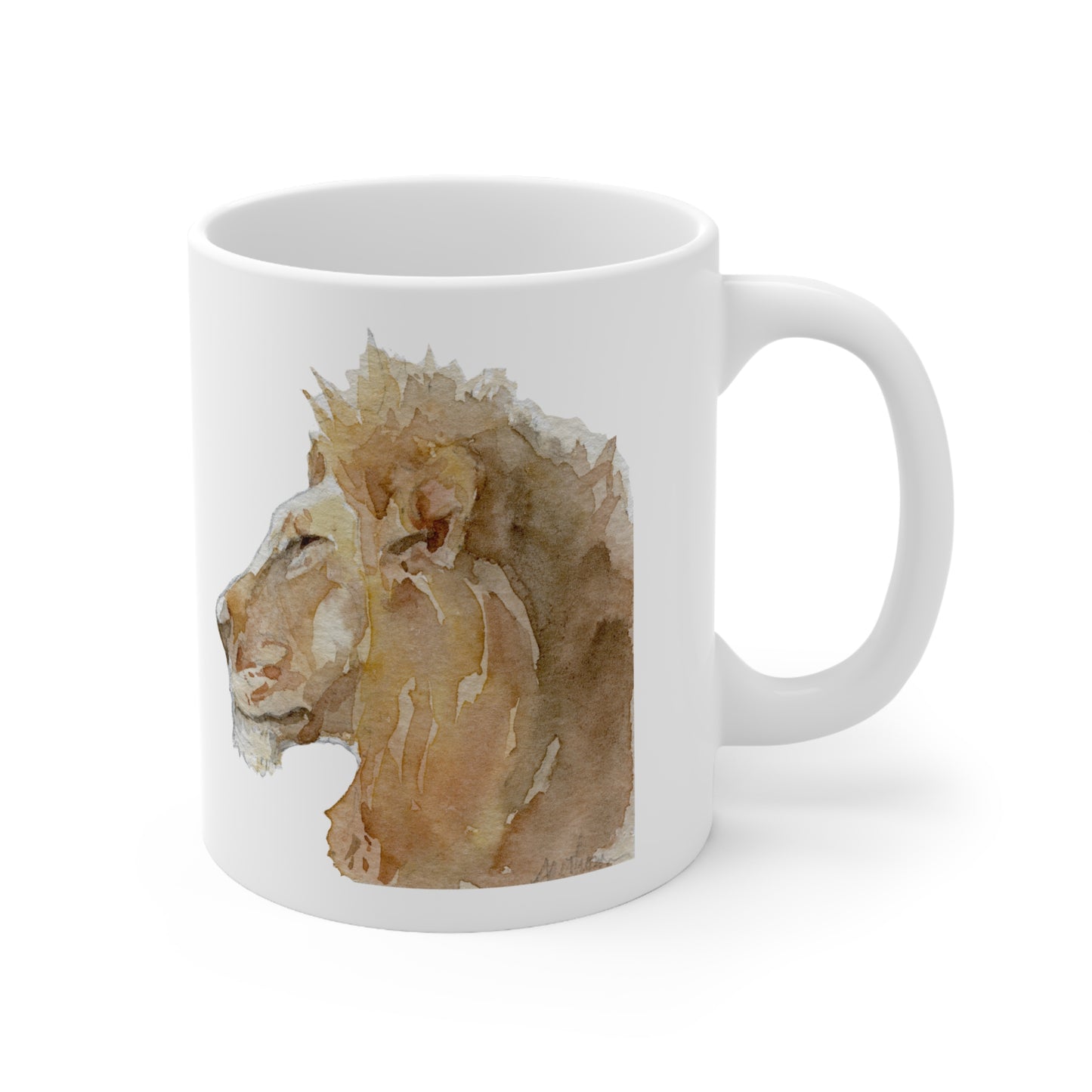 The Majestic Lion • WCRC • Ceramic Coffee Cups, 11oz, 15oz