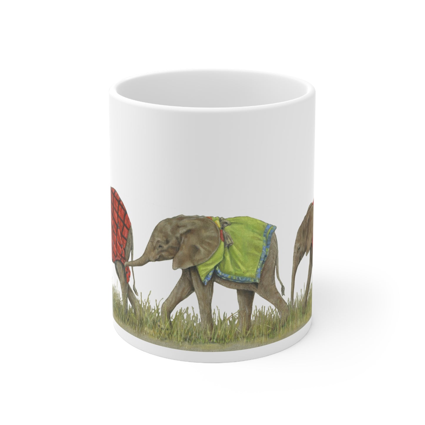 The Innocence of Elephants • DSWF/GRI • Ceramic Coffee Cups, 11oz, 15oz
