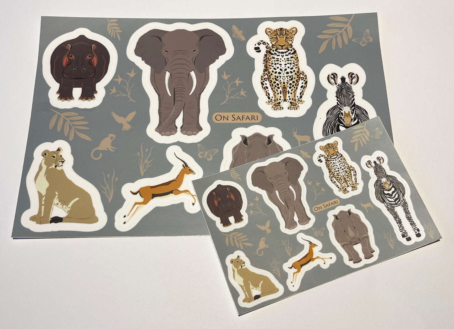 On Safari Sticker Sheet • WCRC • 2 sizes