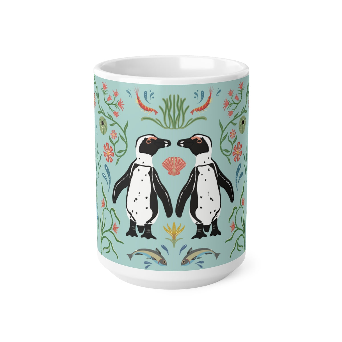 EA Penguins Ceramic Coffee Cups, 11oz, 15oz